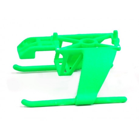 Lynx Heli Ultralight Co-polymer Skid Profile 1 Green T-Rex 150