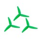 T 150 - Lynx Plastic 3 Bladed Propeller 45 mm - Green Neon 