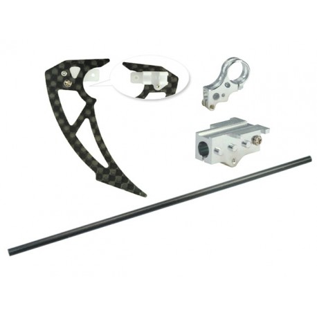 Tail Boom Round 3mm Combo (for MH Frame series)