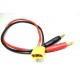 Charge Cable w/ Male XT60 to 4mm Banana plug