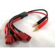 4mm Banana plug with 6 x T-Connector charging harness