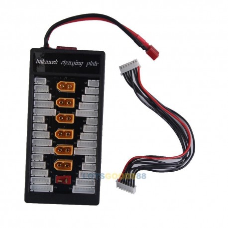 Parallel charging Board for 6 packs 2~6S