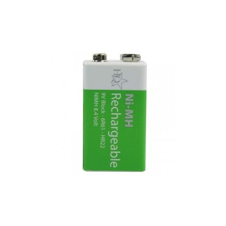 HQ Επαναφορτιζόμενη μπαταρία Ni-MH τύπου 9V 200MAH