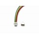 Micro JST SH 1.0mm 4-Pin Female Connector with Wire and Male Connector
