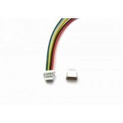 Micro JST SH 1.0mm 4-Pin Female Connector with Wire and Male Connector