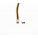 Micro JST SH 1.25mm 3-Pin Female Connector with Wire and Male Connector