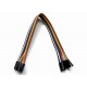 10pcs Dupont Wire Color Jumper Cable 2.54mm 1P-1P