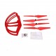 CX-20 / NOVA RC Propeller & Prop Fender Bracket Set - RED