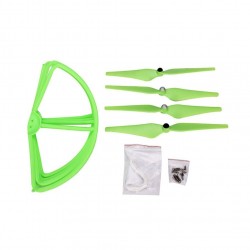 CX-20 / NOVA RC Propeller & Prop Fender Bracket Set - GREEN