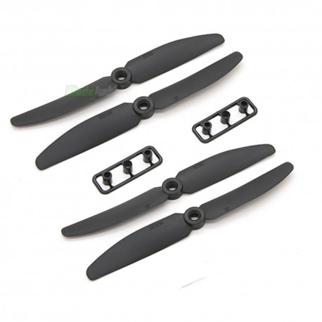 2 PAIR BLACK 5030 PROPS CW CCW RC QAV250