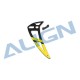 Align 700E PRO Carbon Fiber Vertical Stabilizer-Yellow-H70T006XX