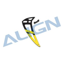 Align 700E PRO Carbon Fiber Vertical Stabilizer-Yellow-H70T006XX