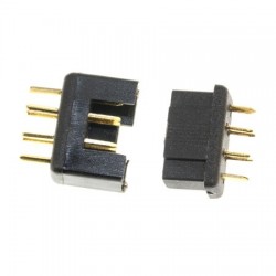 MPX plug / socket black