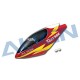 Align 600E Painted Canopy/Lightning Red H60172