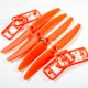 DYS 5045 PROPS CW CCW (2PAIRS) ORANGE