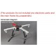 Tarot four-axis ,six-axis aircraft carbon fiber tripod