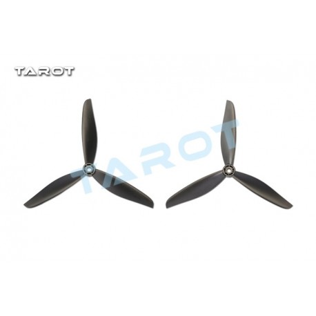 Tarot 6'' black 3-leaf propeller CW/CCW
