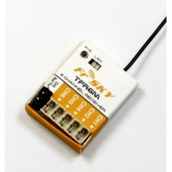 FrSky TFR6M 2.4Ghz 6CH Micro Receiver FASST Compatible
