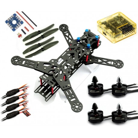 FPV MINI 300H CF Quadcopter Kit /12A ESC /MT2204 Motor/CC3D