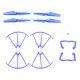 Syma X5C Landing Gear/Propeller/Propeller Protector - BLUE