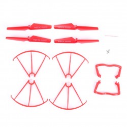 Syma X5C Landing Gear/Propeller/Propeller Protector - RED