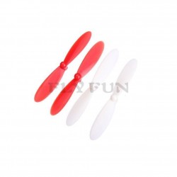 Hubsan X4 H107-A02 Rotor Blade RC Quadcopter Red White