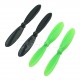 Props for Hubsan X4 H107C RC Quadcopter Green Black