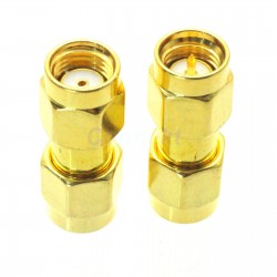 SMA male plug to RP-SMA male jack center RF coaxial adapter-1Pc