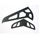 High Quality Carbon Fiber Tail Fin Set - T-REX 600 