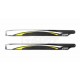 Gartt SAB BL380-3D W Blackline 3D Carbon Main Blade 380mm