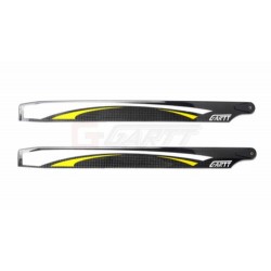 Gartt SAB BL380-3D W Blackline 3D Carbon Main Blade 380mm