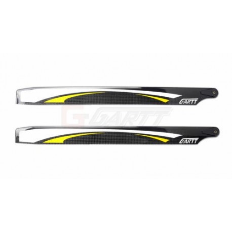 Gartt SAB BL380-3D W Blackline 3D Carbon Main Blade 380mm