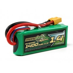 MultiStar Racer Series 1400mAh 3S 65C Lipo Pack For FPV Minis 