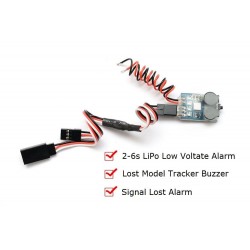 Lost model Tracker Alarm Discovery Buzzer Battery Monitor