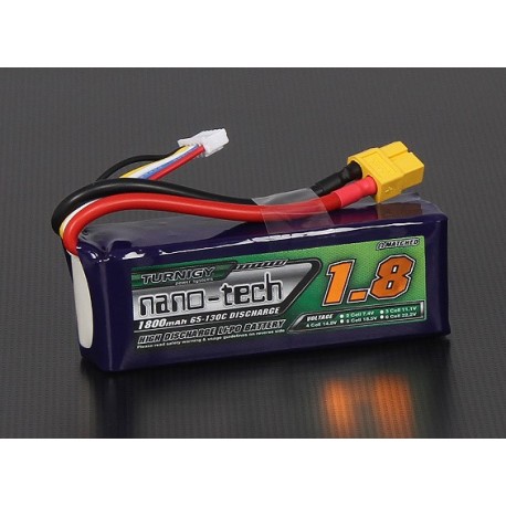 Turnigy nano-tech 1800mah 4S 65~130C Lipo Pack