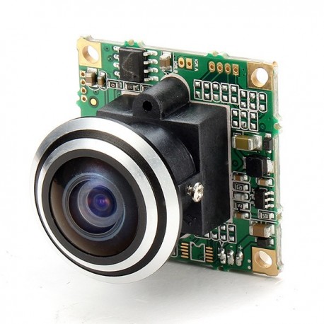 1000TVL 1/3 CCD 5MP 1.7mm 170deg. Wide Angle Lens HD FPV