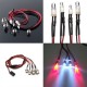RC On-Road Car LED Night 5mm White And 3mm Red Headlamps