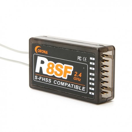 CORONA R8SF S-FHSS 2.4G 8CH Compatible Receiver for Fuataba