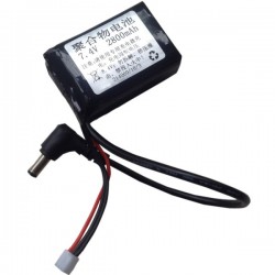 7.4V 2800mAh LiPo Battery DC 5.5 x 2.5 for FPV Goggles 