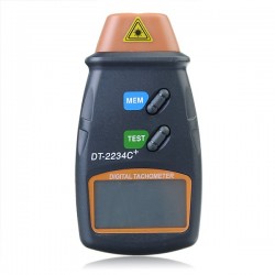 DT2234C+ Digital Laser RPM Tachometer Non Contact 