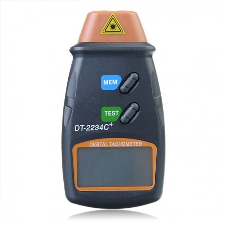 DT2234C+ Digital Laser RPM Tachometer Non Contact 