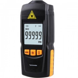Non-Contact Handheld LCD Digital Laser Tachometer RPM Tach