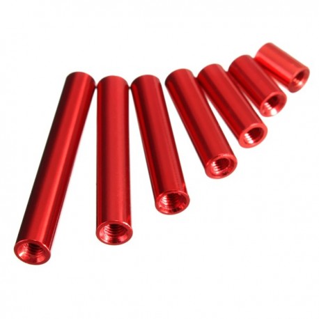 10pcs M3 Round Aluminum Alloy Long Nut Standoffs Fastener 8mm