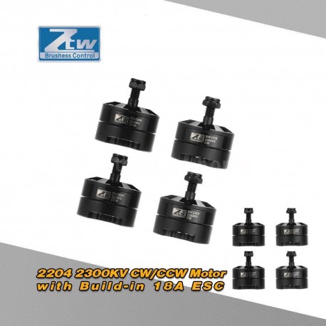 ZTW Black Widow 2204/2300KV Brushless CW/CCW Motor 