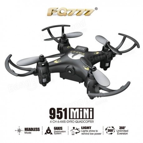 FQ777 951 MINI Headless Mode 2.4G 4CH 6 Axis RC Quadcopter RTF
