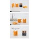 ZNTER 3 In 1 4.5V 830mAh USB Rechargeable AA Li-Po Battery