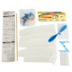 Glider Rubber Band Elastic Powered Flying Plane Airplane Fun