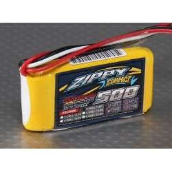 ZIPPY Compact 500mAh 2S 35C Lipo Pack