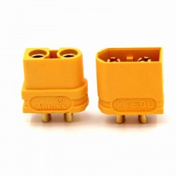 Amass XT60U Male Female Bullet Connectors Plugs for Lipo Battery