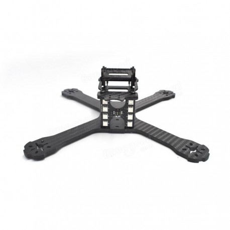 Realacc X210 V+ 214mm 6K Carbon Fiber FPV Racing Frame 4mm Frame Arm w/ LED Board 5V & 12V PDB